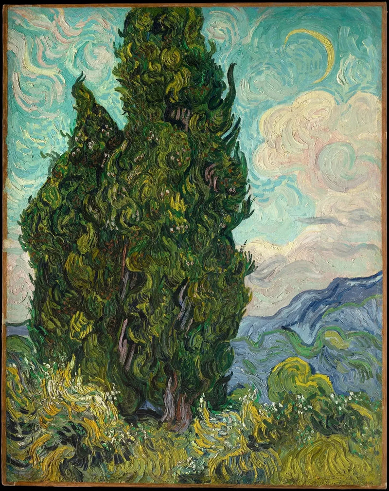 Cyprysy - Vincent van Gogh