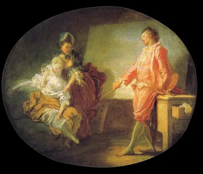 Początki modelu - Jean-Honoré Fragonard