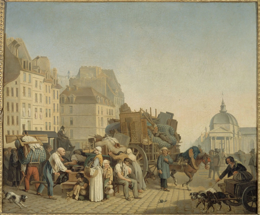 Les Déménagements - Louis-Léopold Boilly - Alpha Reproduction