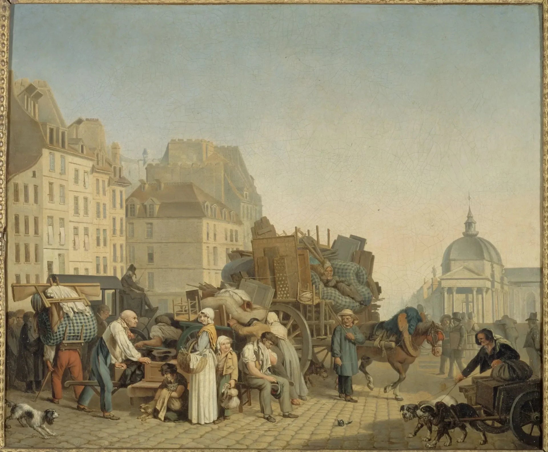 Les Déménagements - Louis-Léopold Boilly image 1 tableau peint à l’huile sur toile