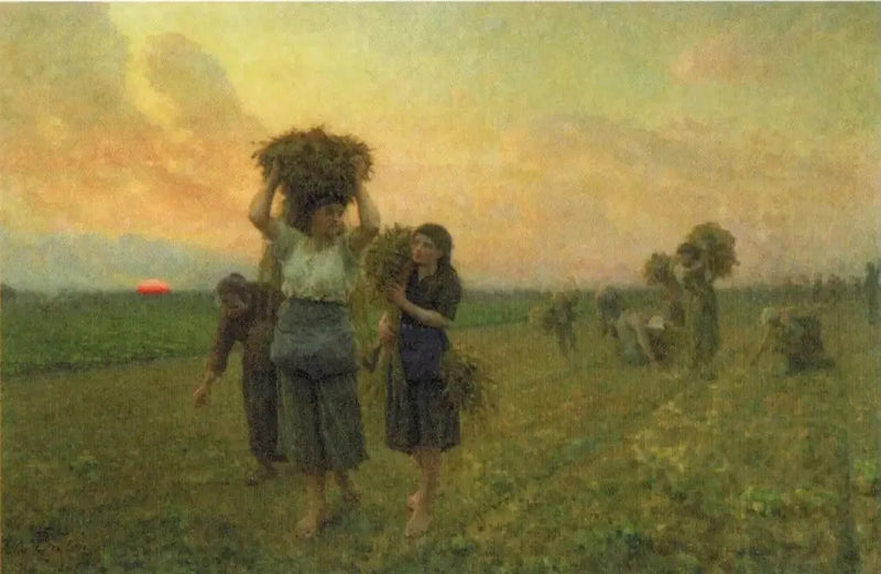 Ostatnie żniwiarki - Jules Breton