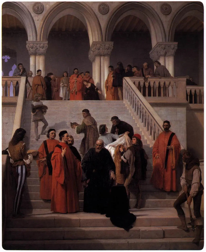 Ostatnie chwile doge Marin Faliero - Francesco Hayez