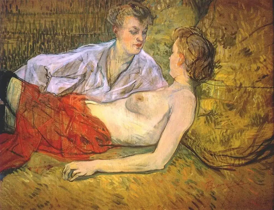 Dwie przyjaciółki - Henri de Toulouse-Lautrec