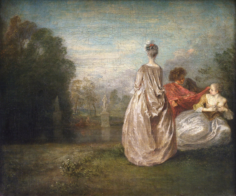 Dwóch kuzynów - Antoine Watteau