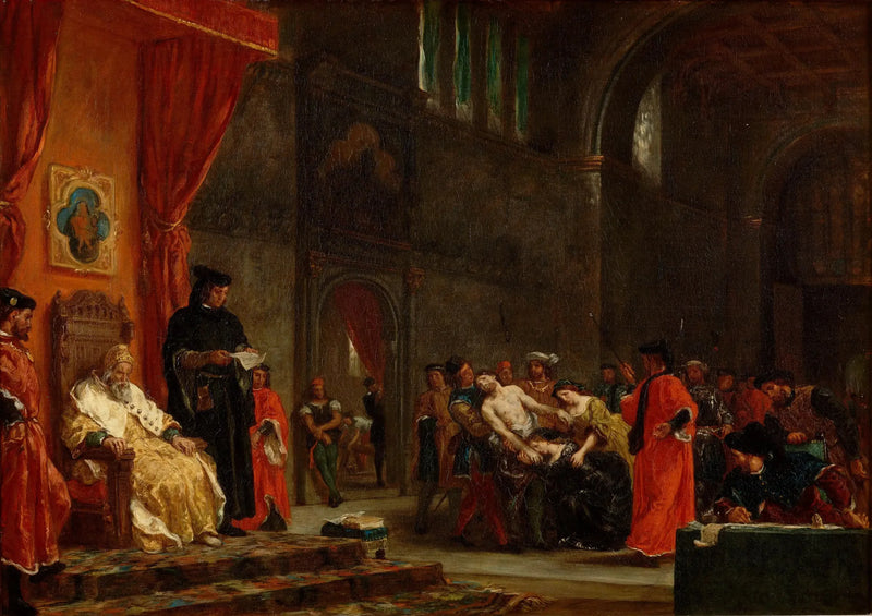 Dwa Foscari - Eugène Delacroix