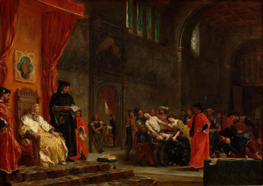 Dwa Foscari - Eugène Delacroix