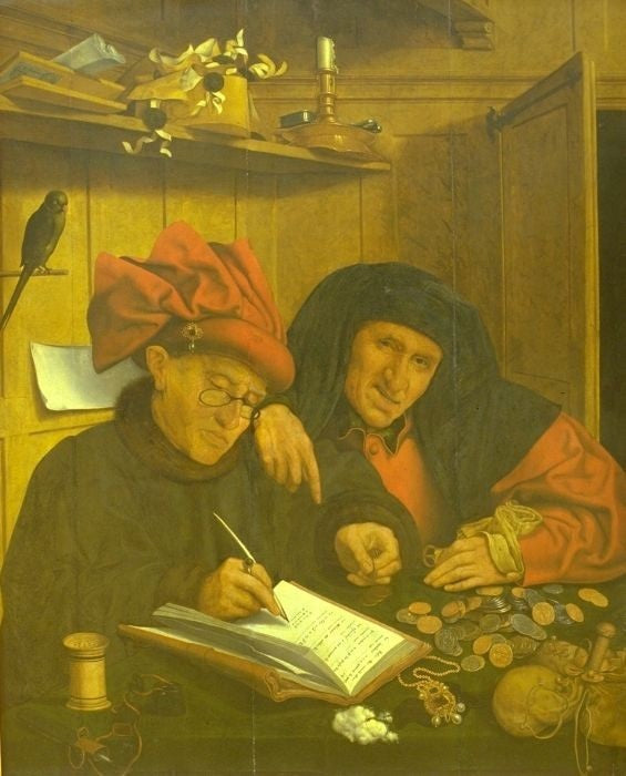 Dwoje poborców podatków - Quentin Metsys
