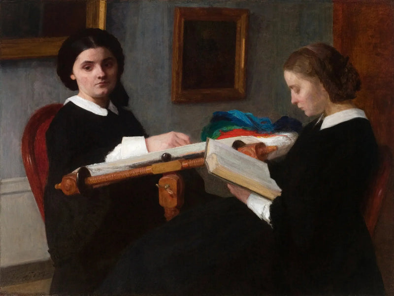 Dwie Siostry - Henri Fantin-Latour