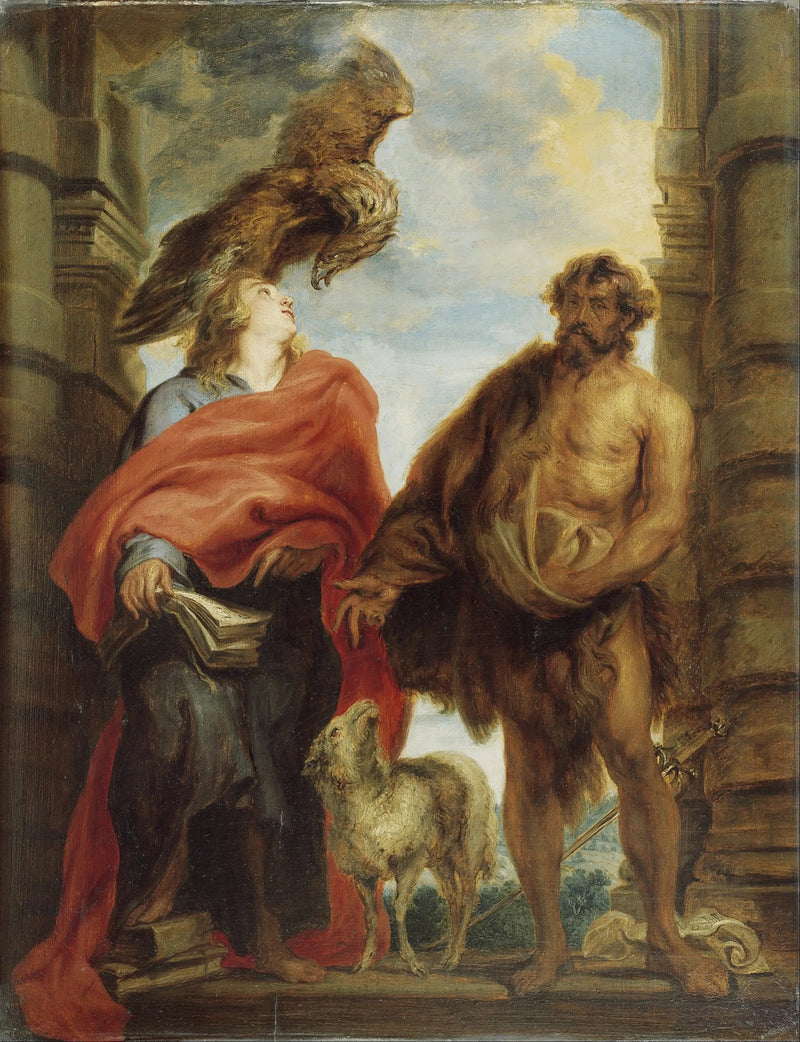 Dwóch Świętych Janów - Antoine van Dyck