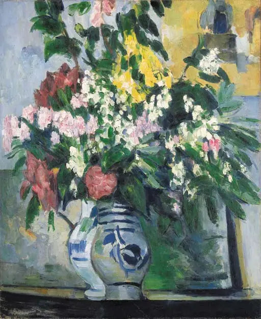 Dwa wazy z kwiatami - Paul Cézanne