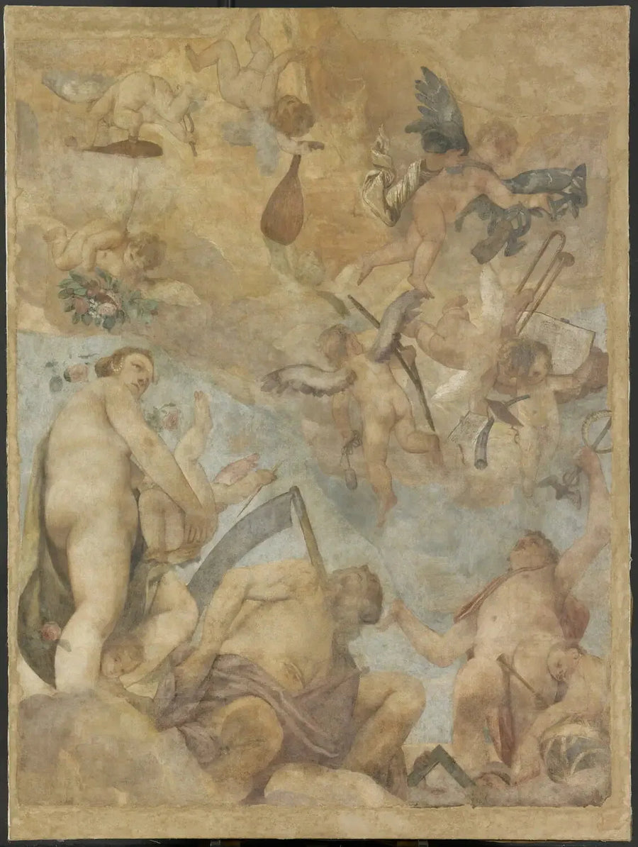 Bogowie Olimpu: Wenus, Saturn i Merkury - Paul Véronèse