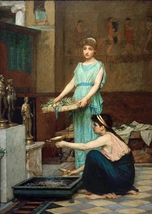 Bogowie domu - John William Waterhouse