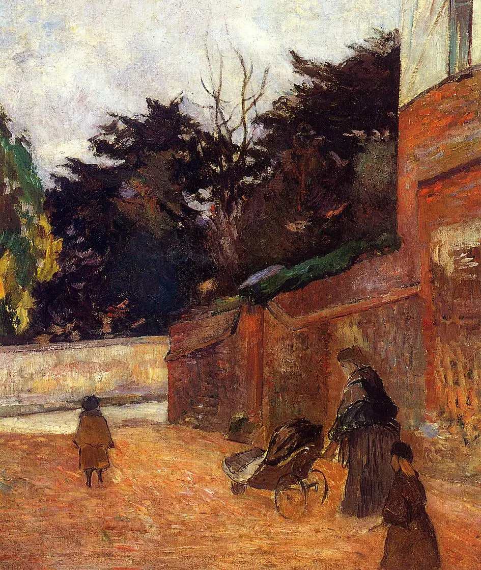 Les Enfants dans la rue - Paul Gauguin image 1 copie peinte à la main à l’huile