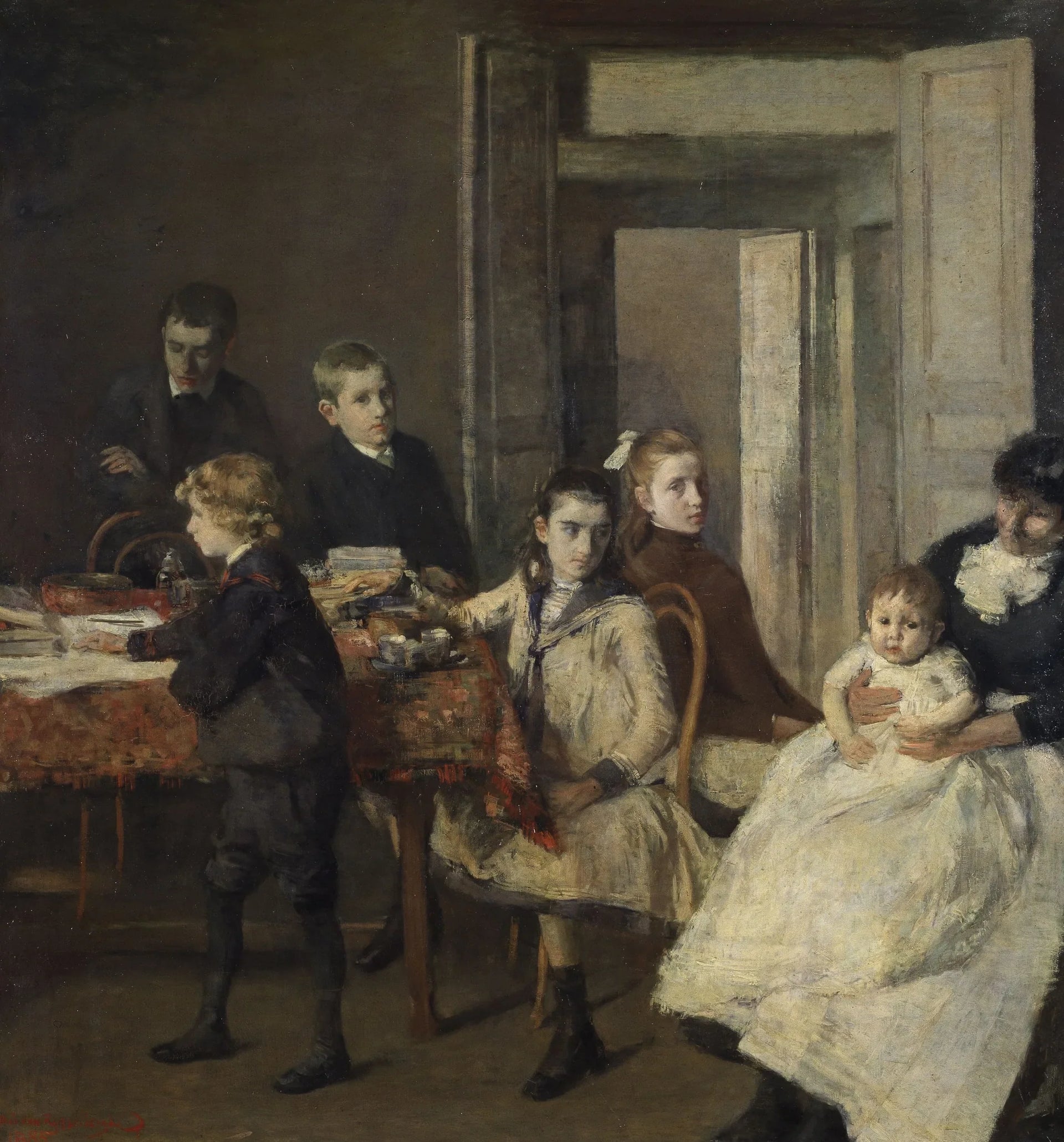 Les enfants de François Van Rysselberghe - Théo van Rysselberghe image 1 reproduction réalisée par Alpha Reproduction