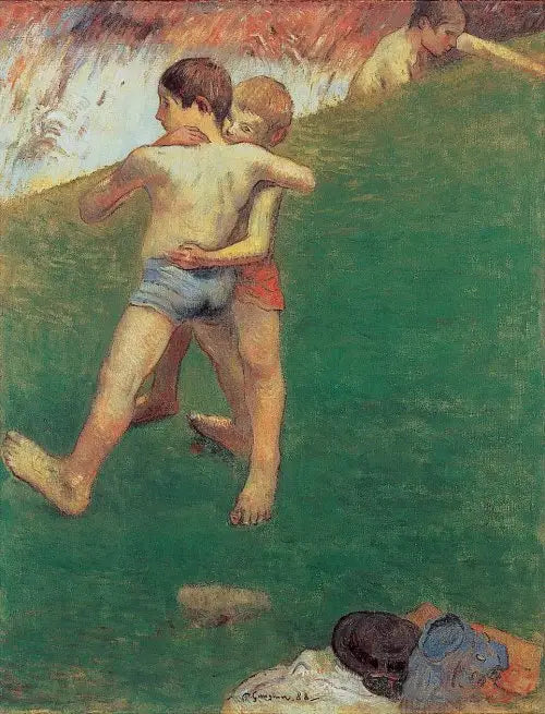 Dzieci walczące - Paul Gauguin