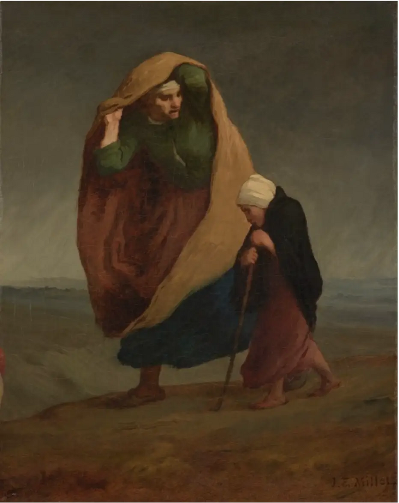 Włóczędzy - Jean-François Millet