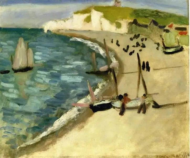 Klify w Étretat - Henri Matisse