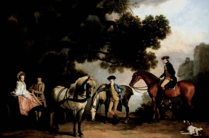 Rodziny Milbanke i Melbourne - George Stubbs