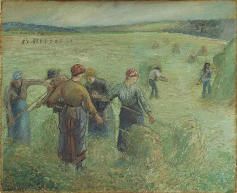 Kosiarze - Camille Pissarro