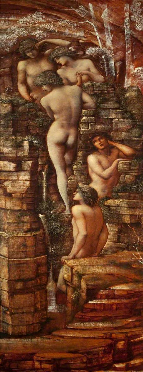 Wróżki z wzgórz - Edward Burne-Jones