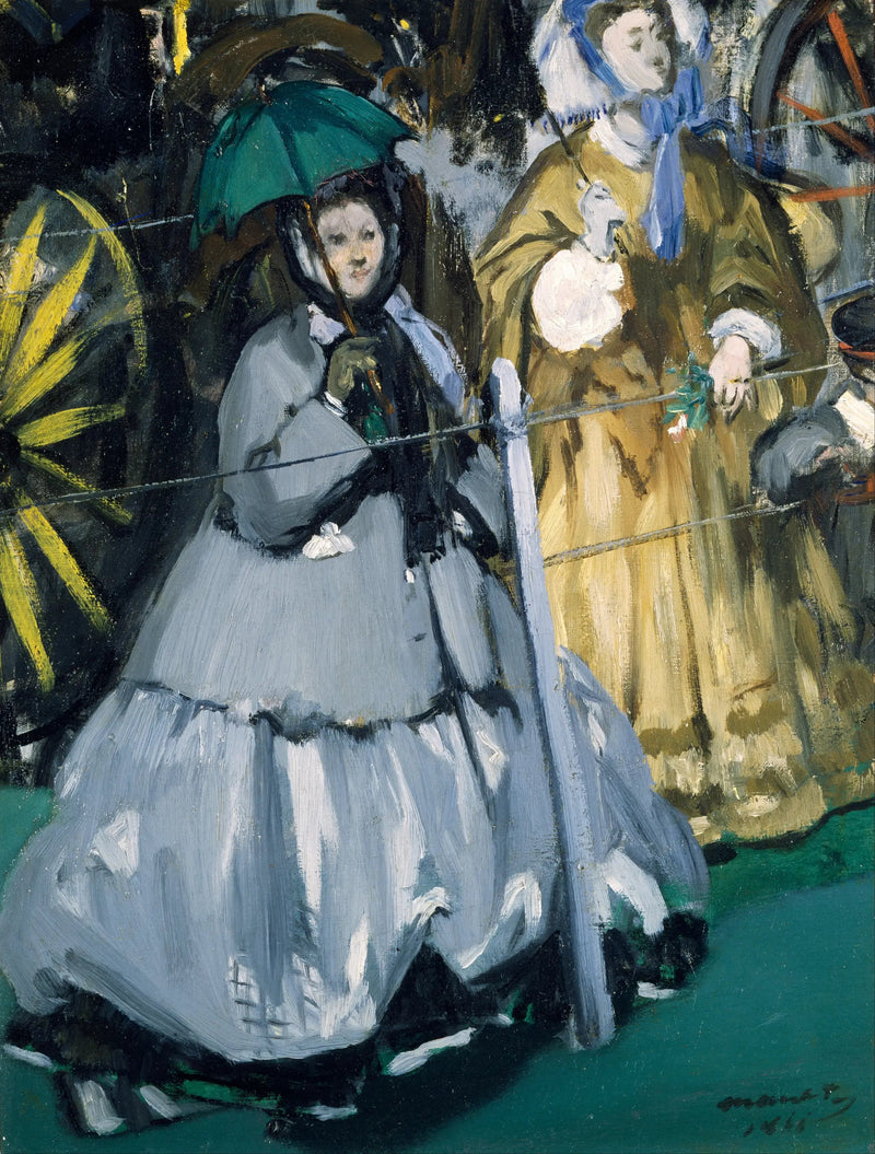 Kobiety na wyścigach - Édouard Manet