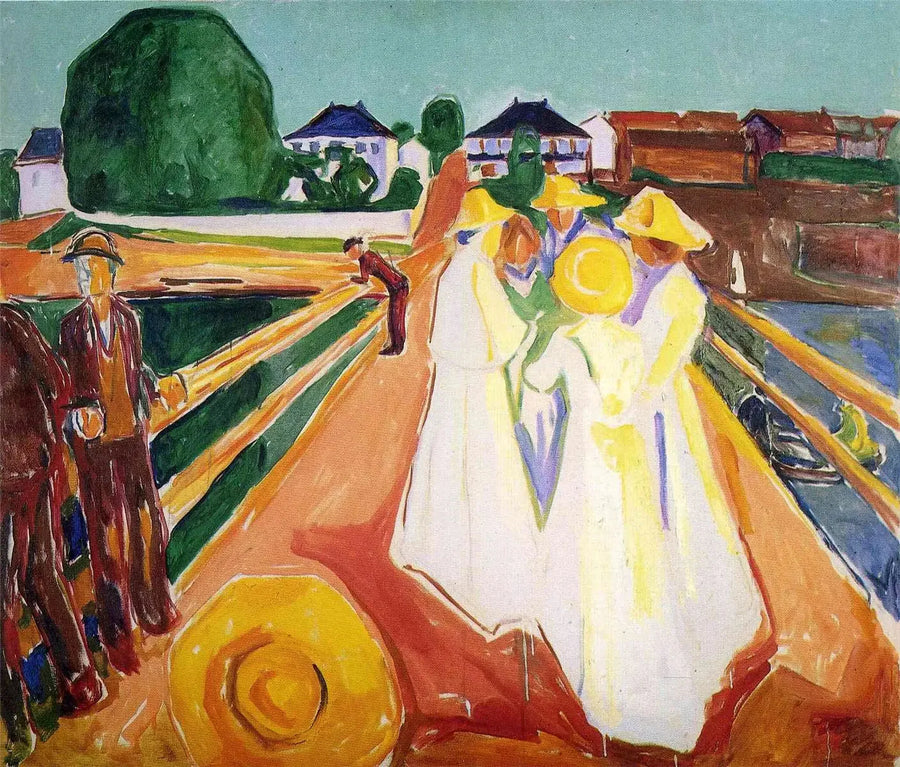 Kobiety na moście - Edvard Munch