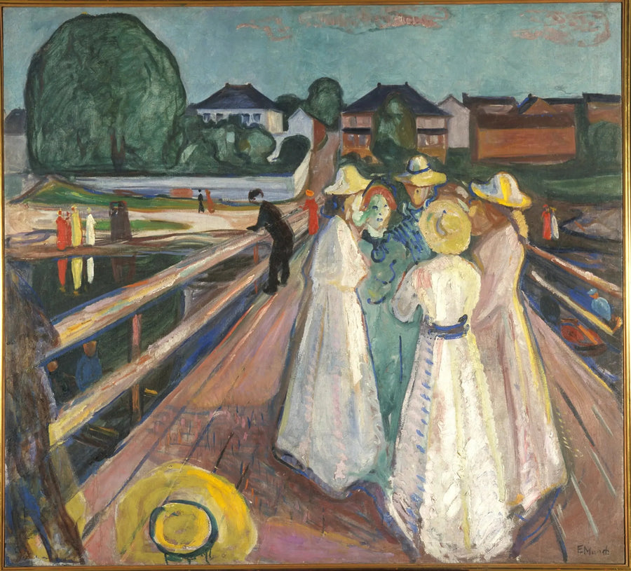 Kobiety na moście - Edvard Munch