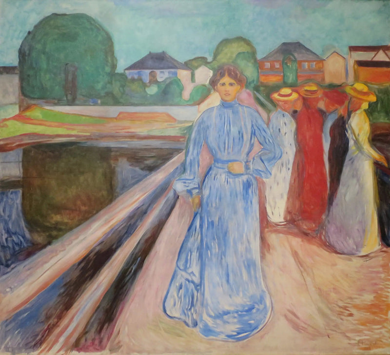 Kobiety na moście - Edvard Munch