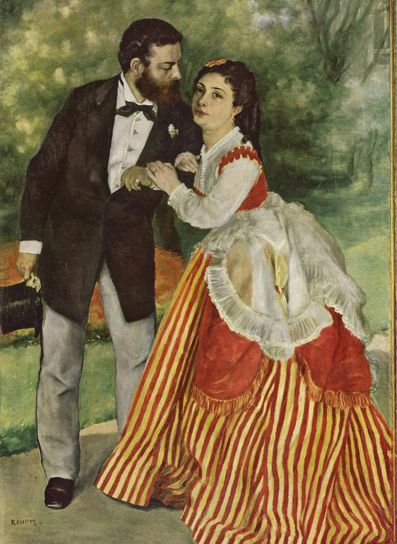Narzeczeni - Gospodarstwo Sisley - Pierre-Auguste Renoir