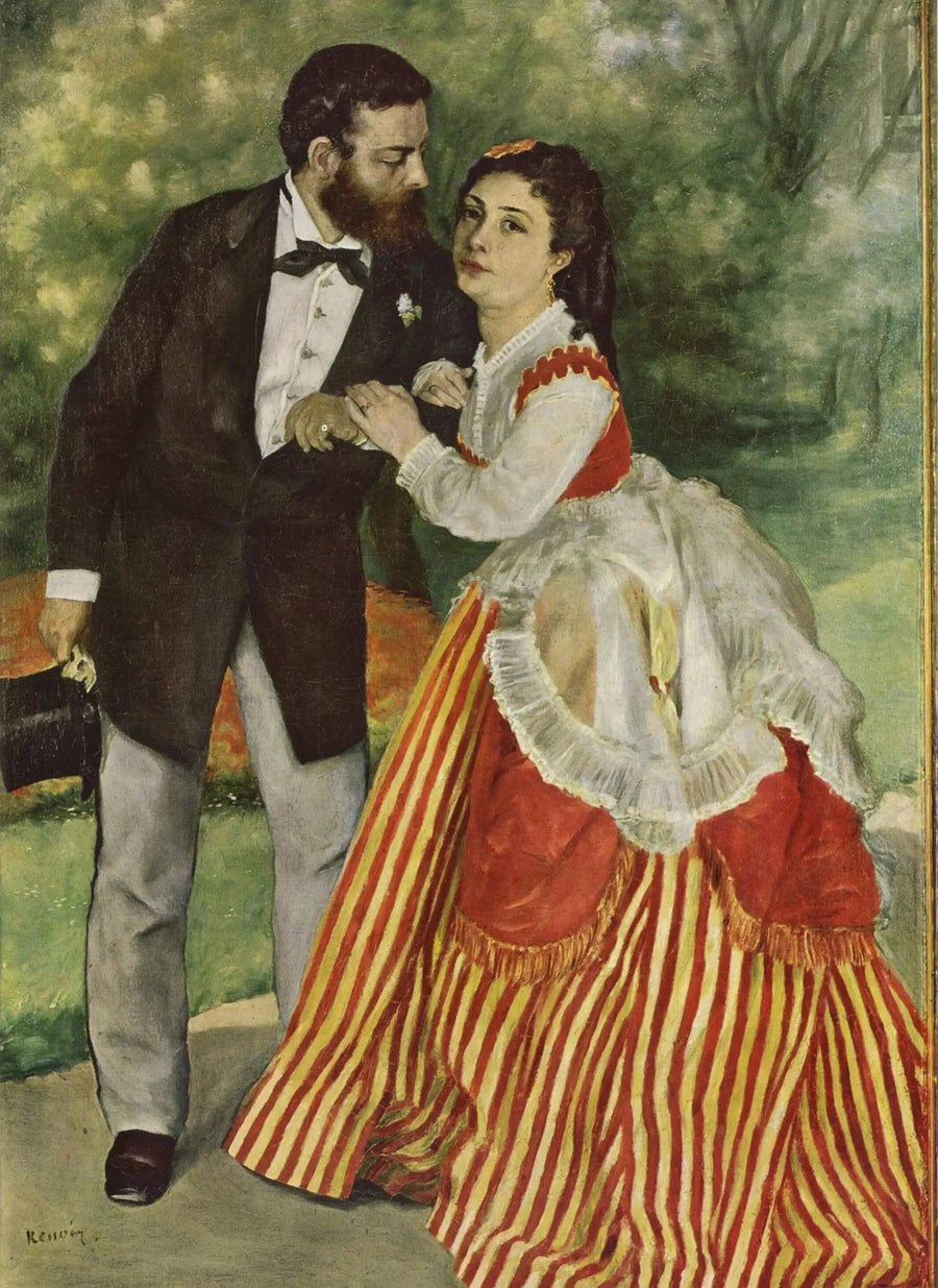 Narzeczeni - Gospodarstwo Sisley - Pierre-Auguste Renoir