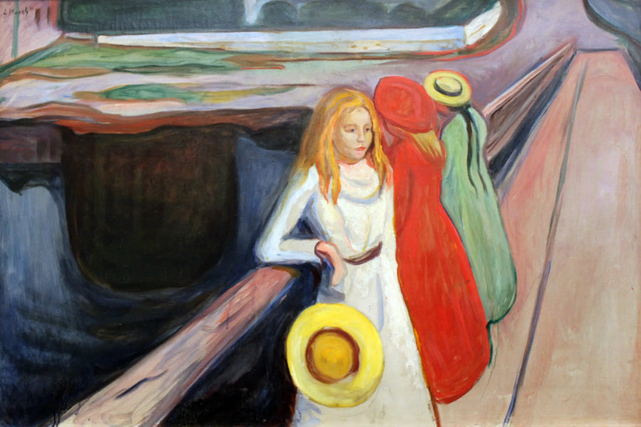 Dziewczyny na moście - Edvard Munch