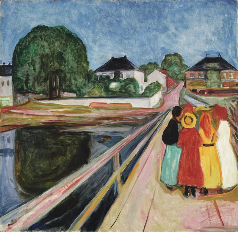 Dziewczyny na moście - Edvard Munch