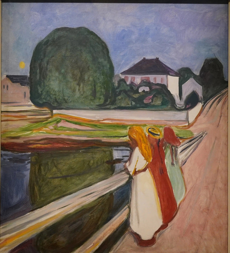 Dziewczyny na moście - Edvard Munch