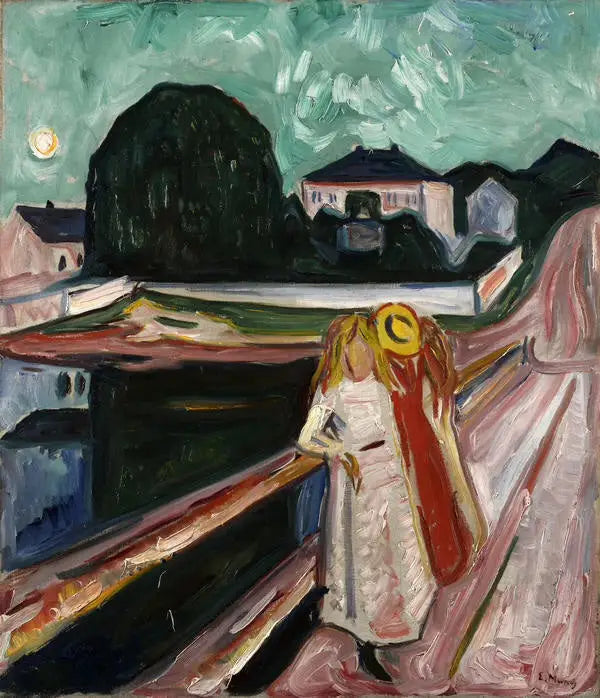Dziewczyny na moście - Edvard Munch