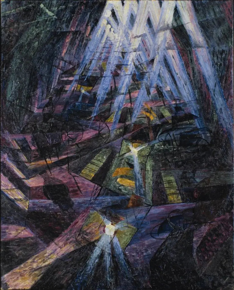 Siły ulicy - Umberto Boccioni