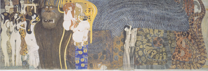 Siły Zła i trzy Gorgony - Gustav Klimt