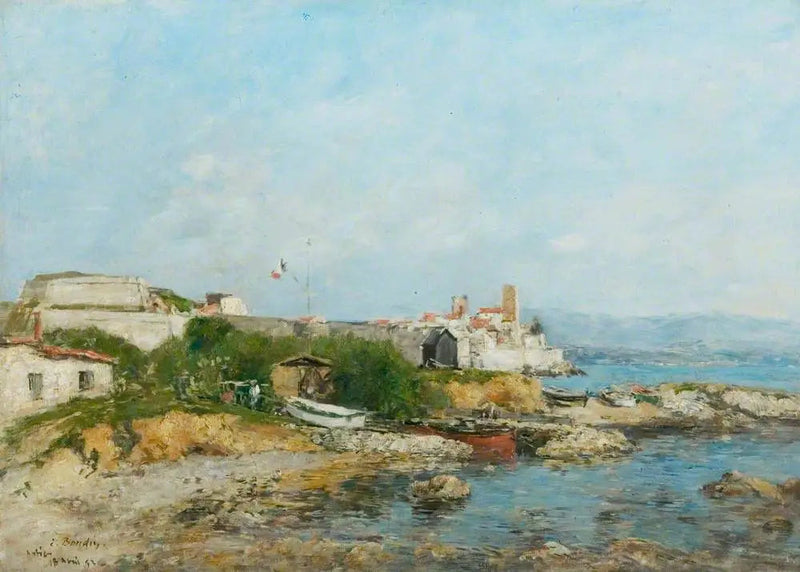 Twierdze Antibes - Eugène Boudin
