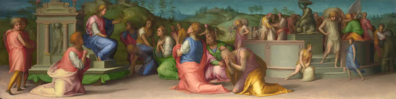 Bracia Józefa proszą o pomoc - Pontormo