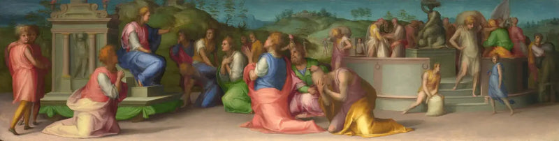 Bracia Józefa proszą o pomoc - Pontormo