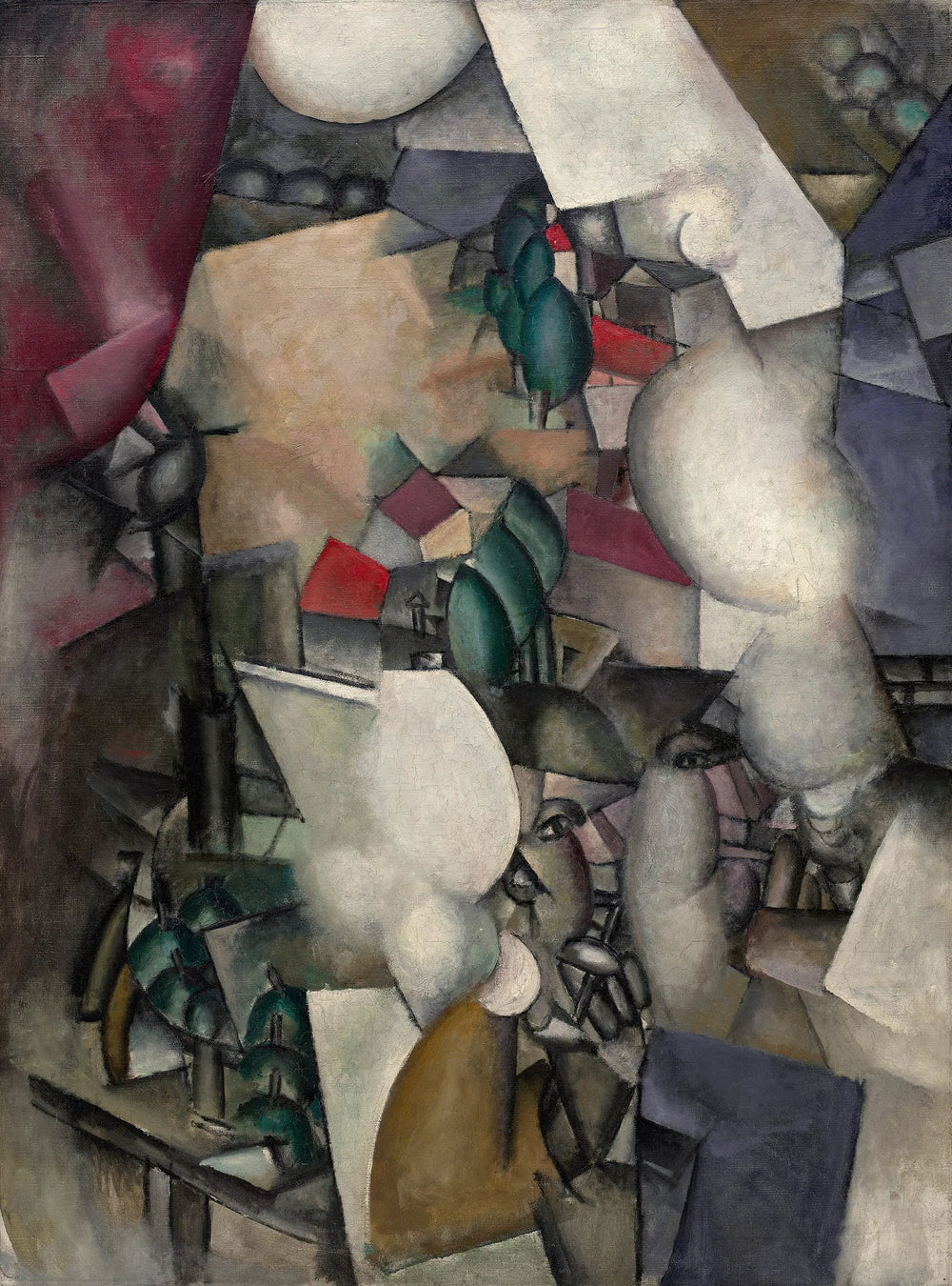 Les Fumeurs - Fernand Léger image 1 reproduction artisanale de tableau
