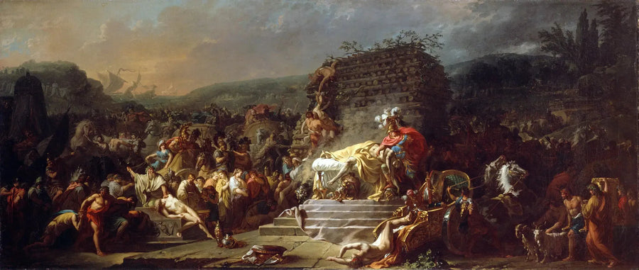 Pogrzeb Patroklosa - Jacques-Louis David