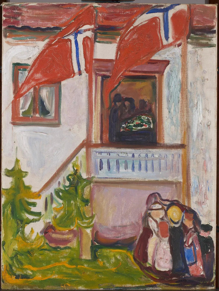 Pogrzeb - Edvard Munch