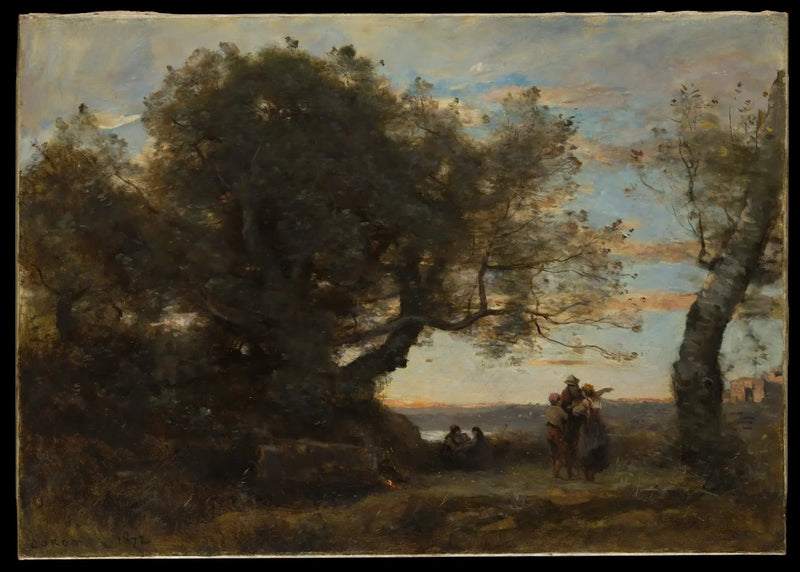 Cyganie - Jean-Baptiste Camille Corot
