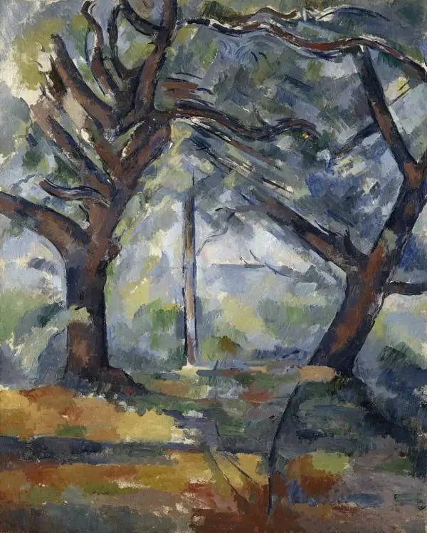 Wielkie drzewa - Paul Cézanne