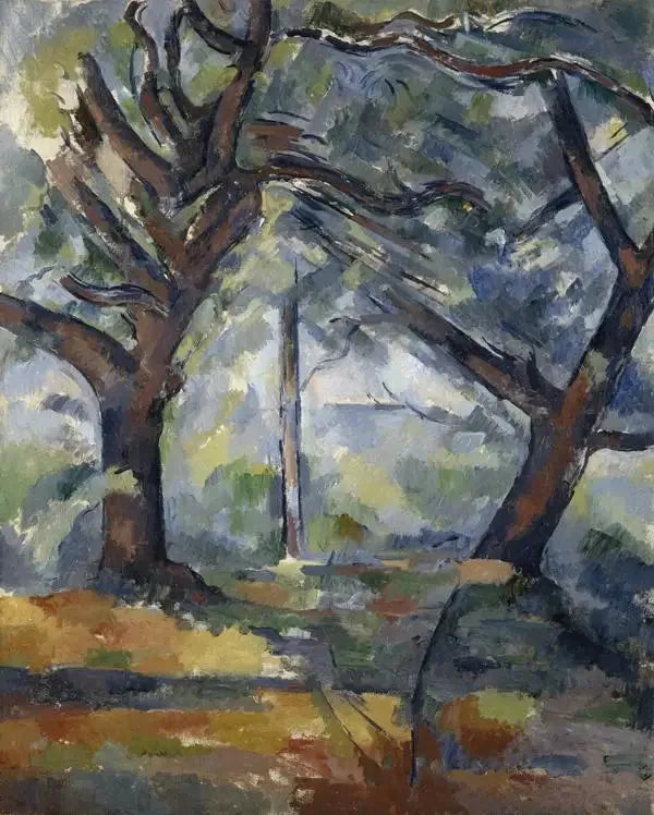 Wielkie drzewa - Paul Cézanne
