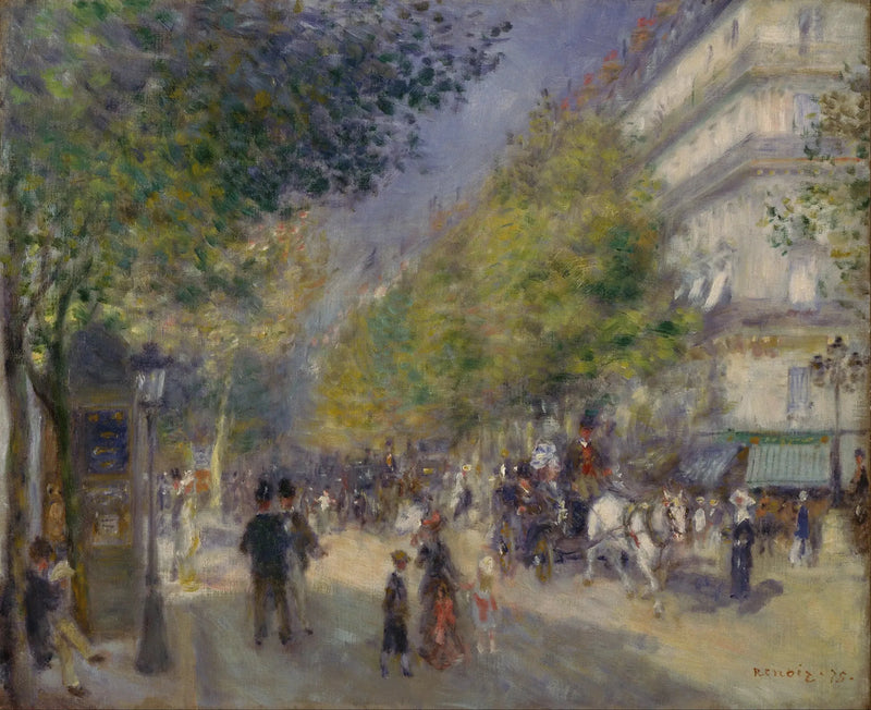 Wielkie Bulwary - Pierre-Auguste Renoir