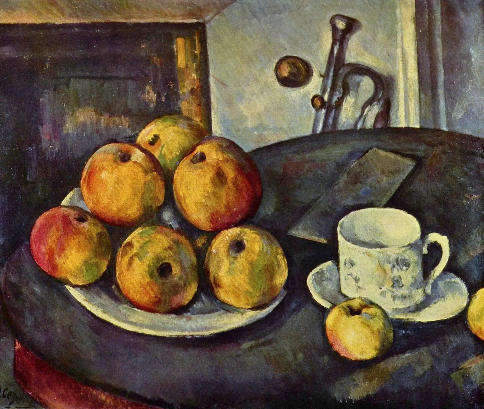 Les Grosses pommes - Paul Cézanne image 1 reproduction artisanale de tableau