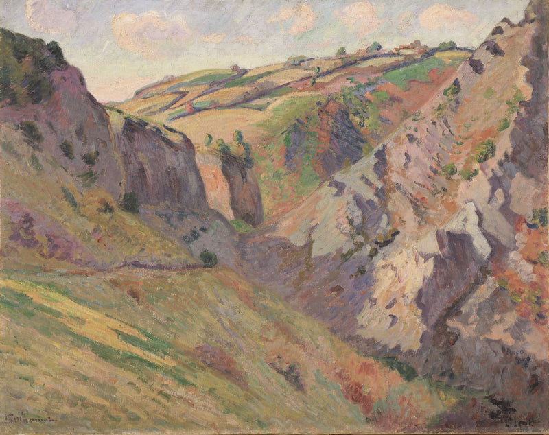 Jaskinie Prunal w pobliżu Pontgibaud (Auvergne) - Armand Guillaumin