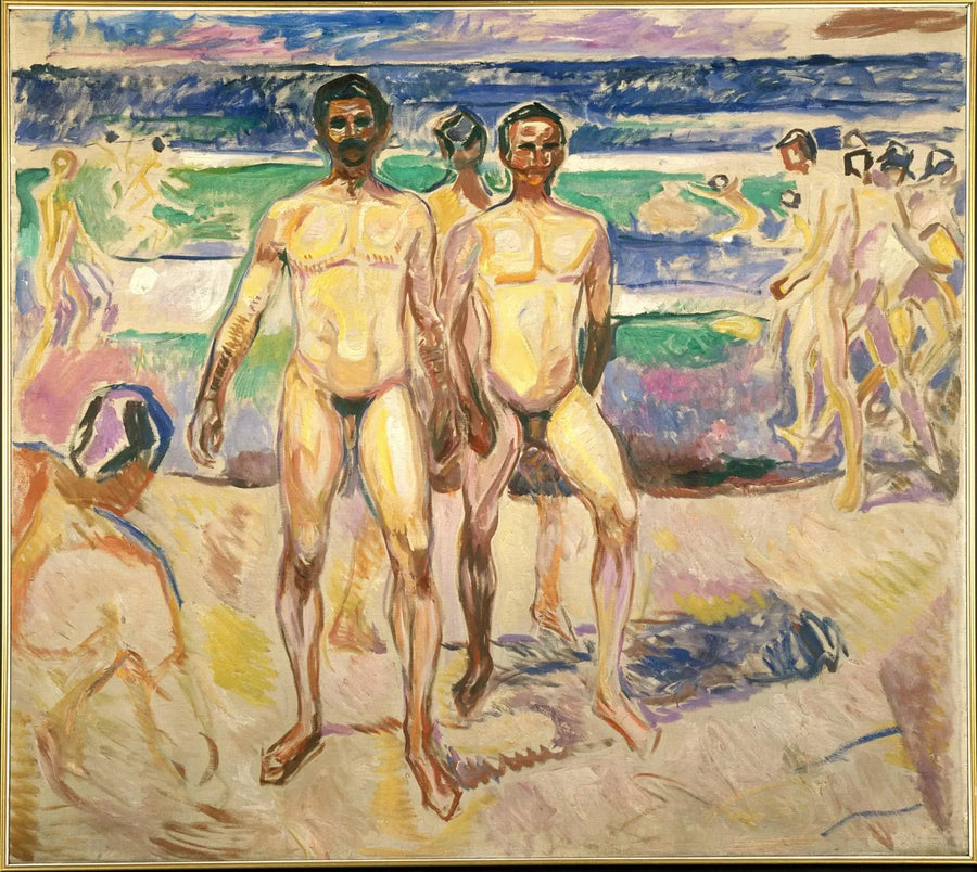 Mężczyźni kąpiący się - Edvard Munch