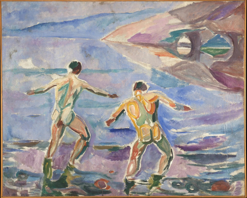 Mężczyźni kąpiący się - Edvard Munch